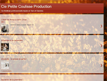 Tablet Screenshot of petitecoulisseprod.blogspot.com