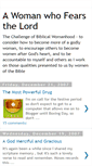Mobile Screenshot of biblicalwomanhood.blogspot.com