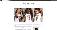 Desktop Screenshot of miloandmilkworld.blogspot.com