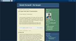 Desktop Screenshot of ganesh-durupudi.blogspot.com