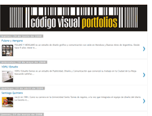 Tablet Screenshot of codigovisual-portfolios.blogspot.com