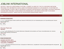 Tablet Screenshot of joblink-international.blogspot.com