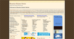 Desktop Screenshot of monsterhunter-series.blogspot.com