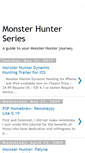 Mobile Screenshot of monsterhunter-series.blogspot.com
