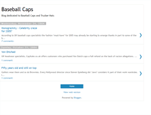 Tablet Screenshot of baseballcaps.blogspot.com