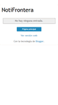 Mobile Screenshot of notifrontera.blogspot.com