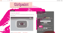 Desktop Screenshot of girlpaints.blogspot.com