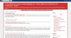 Desktop Screenshot of onthewings.blogspot.com