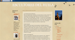 Desktop Screenshot of escultoresdelhuila.blogspot.com