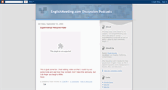 Desktop Screenshot of eslmeeting.blogspot.com