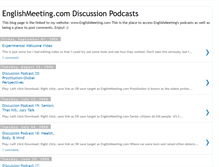 Tablet Screenshot of eslmeeting.blogspot.com