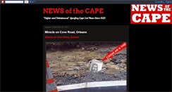 Desktop Screenshot of newsofthecape.blogspot.com