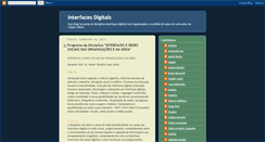 Desktop Screenshot of interfacesdigitais.blogspot.com