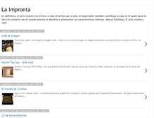 Tablet Screenshot of laimpronta.blogspot.com
