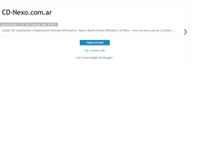 Tablet Screenshot of impresion-cd-dvd.blogspot.com