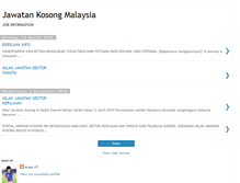 Tablet Screenshot of iklancarikerja.blogspot.com