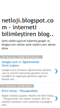 Mobile Screenshot of netloji.blogspot.com