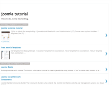 Tablet Screenshot of joomlatutorial.blogspot.com