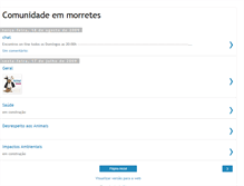 Tablet Screenshot of comunidade-em-morretes.blogspot.com