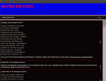 Tablet Screenshot of matrizemfoco.blogspot.com