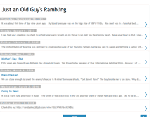 Tablet Screenshot of oldguysrambling.blogspot.com