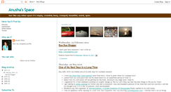Desktop Screenshot of anushapinto.blogspot.com