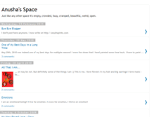 Tablet Screenshot of anushapinto.blogspot.com