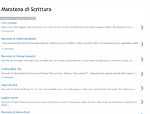 Tablet Screenshot of maratonadiscrittura.blogspot.com