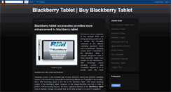 Desktop Screenshot of buy-cheap-blackberry-tablet.blogspot.com