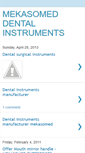 Mobile Screenshot of mekasomeddentalinstruments.blogspot.com