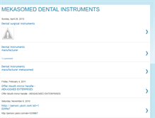 Tablet Screenshot of mekasomeddentalinstruments.blogspot.com