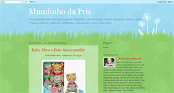 Desktop Screenshot of mundinhodapris.blogspot.com