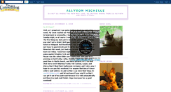 Desktop Screenshot of allysonmichelle.blogspot.com