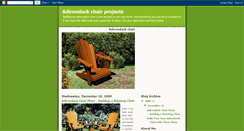 Desktop Screenshot of adirondackchairprojects.blogspot.com