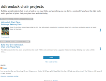 Tablet Screenshot of adirondackchairprojects.blogspot.com