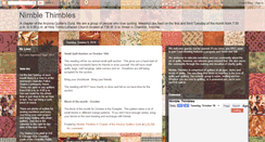 Desktop Screenshot of nimblethimbles.blogspot.com