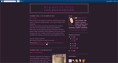 Desktop Screenshot of meninasdepeso.blogspot.com