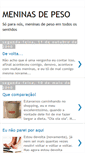 Mobile Screenshot of meninasdepeso.blogspot.com