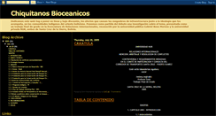 Desktop Screenshot of chiquitanos.blogspot.com