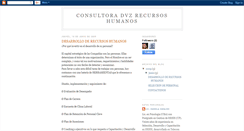Desktop Screenshot of dvzrecursoshumanos.blogspot.com