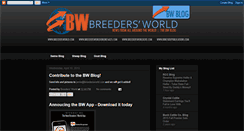 Desktop Screenshot of breedersworldonline.blogspot.com