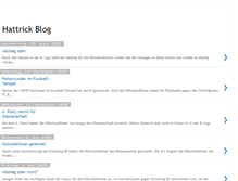 Tablet Screenshot of hattrick-blog.blogspot.com