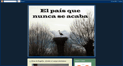 Desktop Screenshot of elpaisquenuncaseacaba.blogspot.com