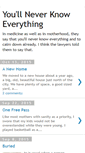 Mobile Screenshot of neverknoweverything.blogspot.com
