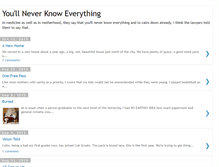 Tablet Screenshot of neverknoweverything.blogspot.com