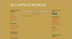 Desktop Screenshot of elcastillomusical.blogspot.com