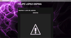 Desktop Screenshot of felipe-lopez-ospina.blogspot.com