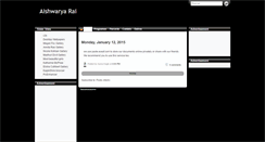Desktop Screenshot of aishooriya.blogspot.com