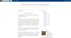 Desktop Screenshot of conmandragora.blogspot.com