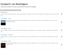Tablet Screenshot of conmandragora.blogspot.com